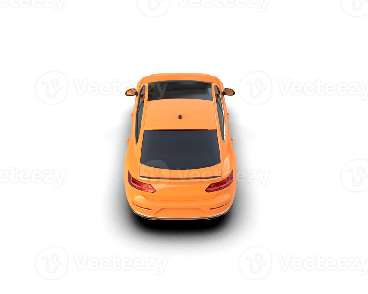 Modern car isolated on background. 3d rendering - illustration png