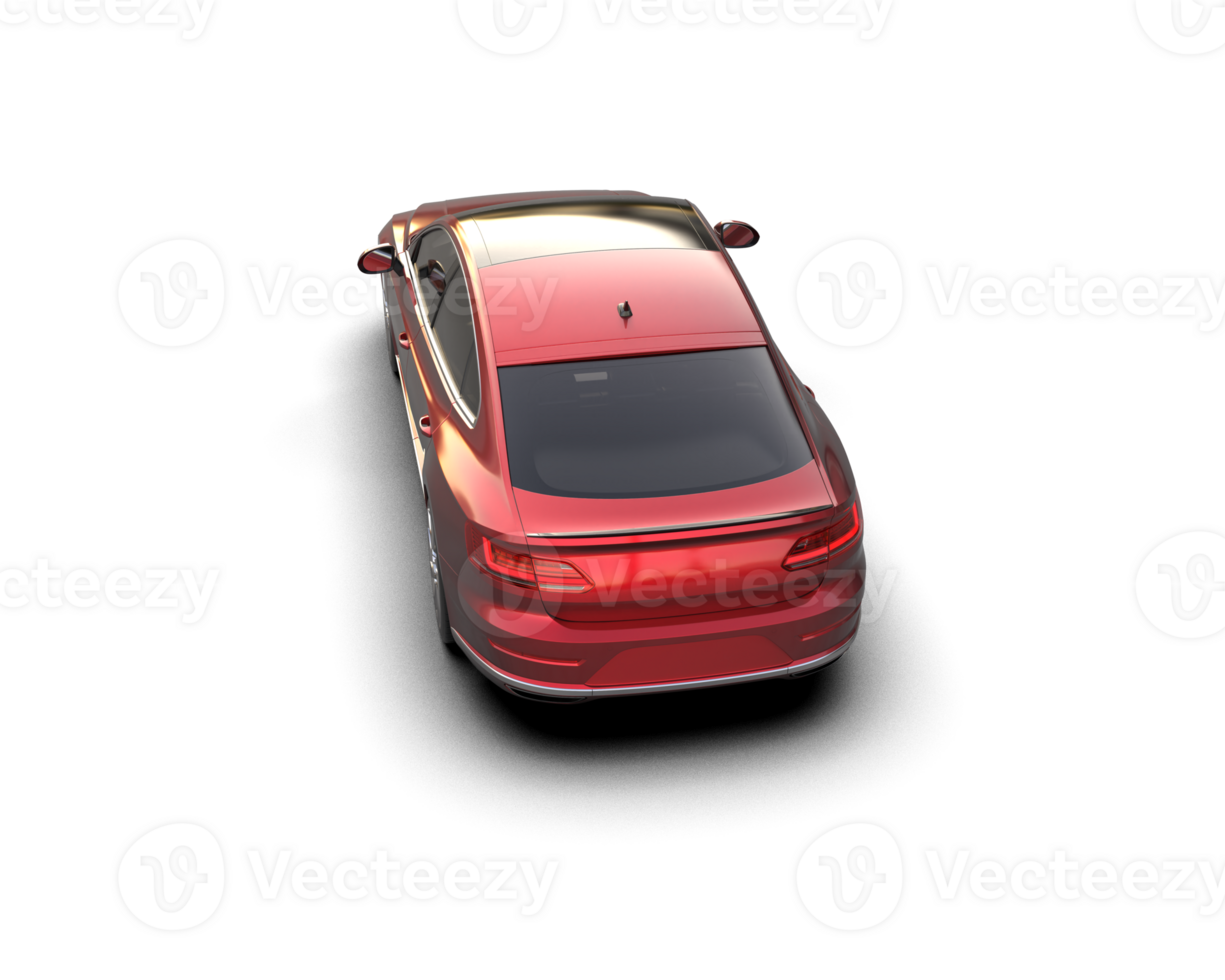 Modern car isolated on background. 3d rendering - illustration png