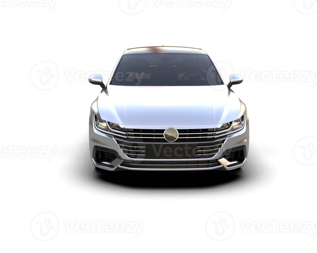 Modern car isolated on background. 3d rendering - illustration png