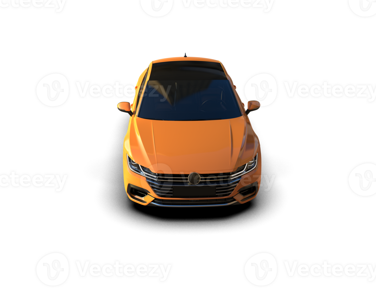 Modern car isolated on background. 3d rendering - illustration png