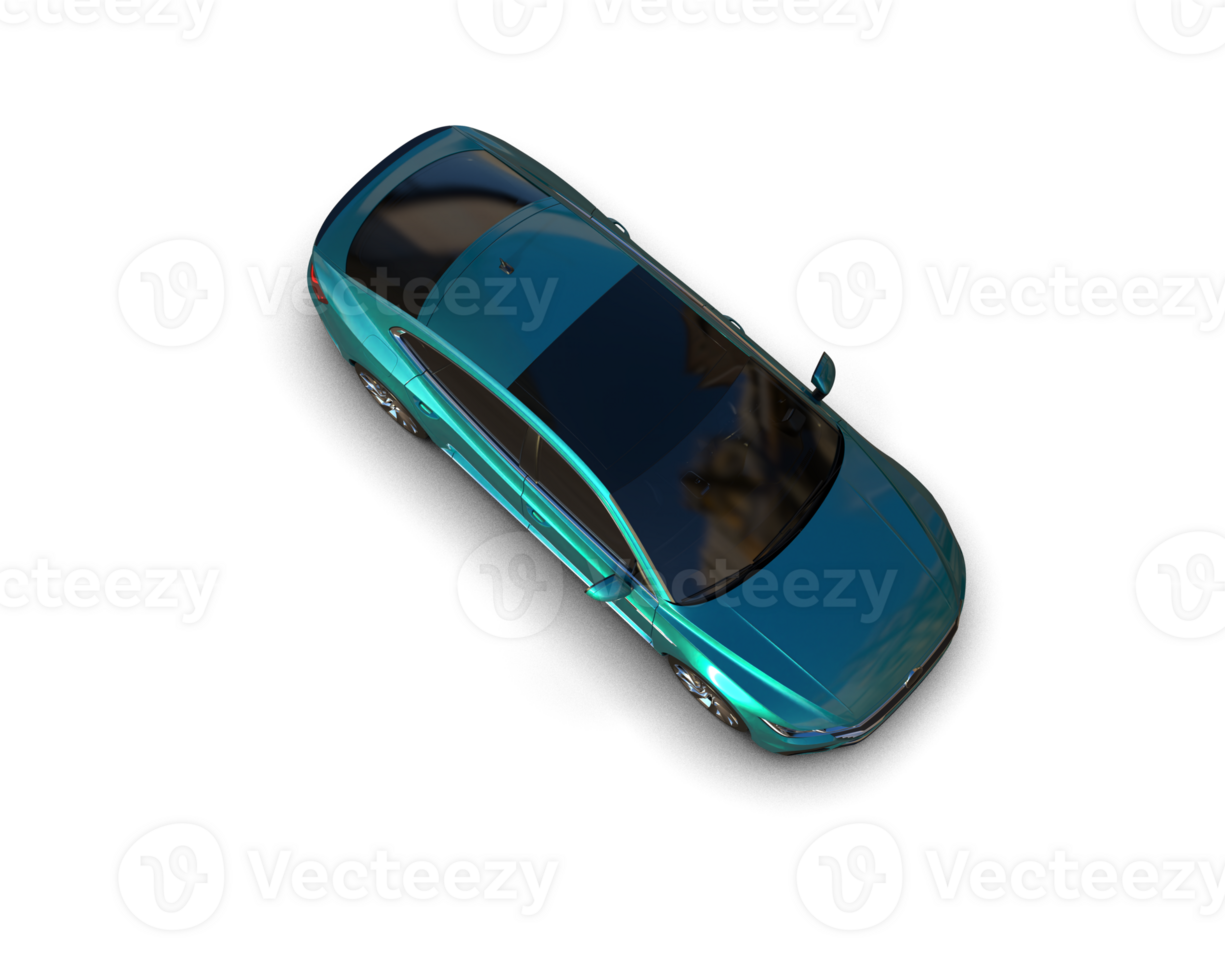 Modern car isolated on background. 3d rendering - illustration png