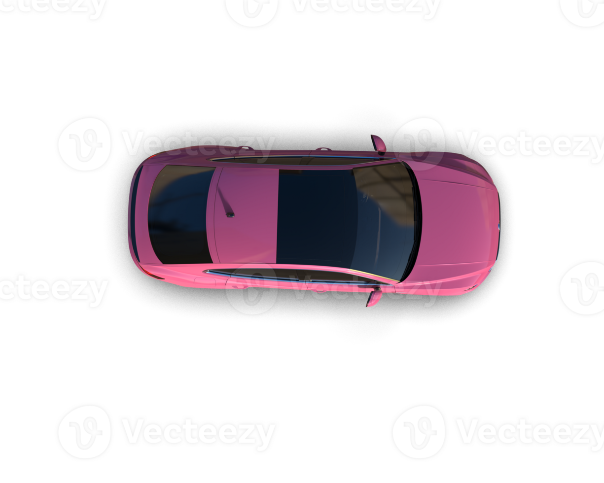 Modern car isolated on background. 3d rendering - illustration png