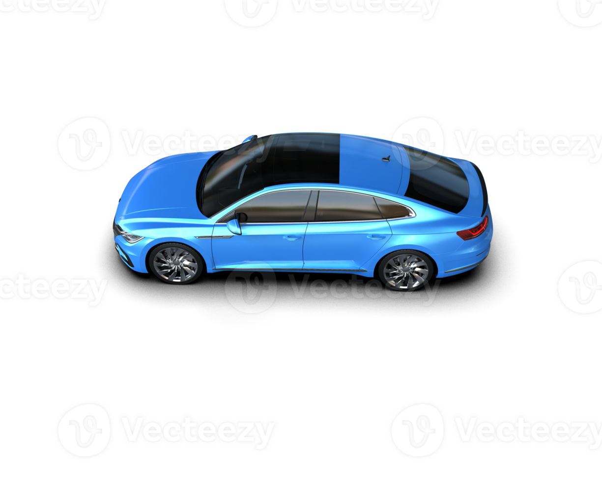 Modern car isolated on background. 3d rendering - illustration png