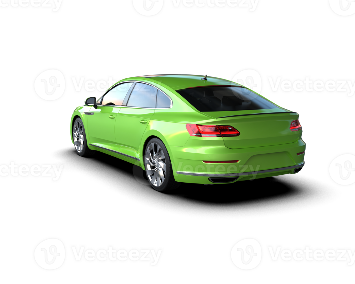 Modern car isolated on background. 3d rendering - illustration png