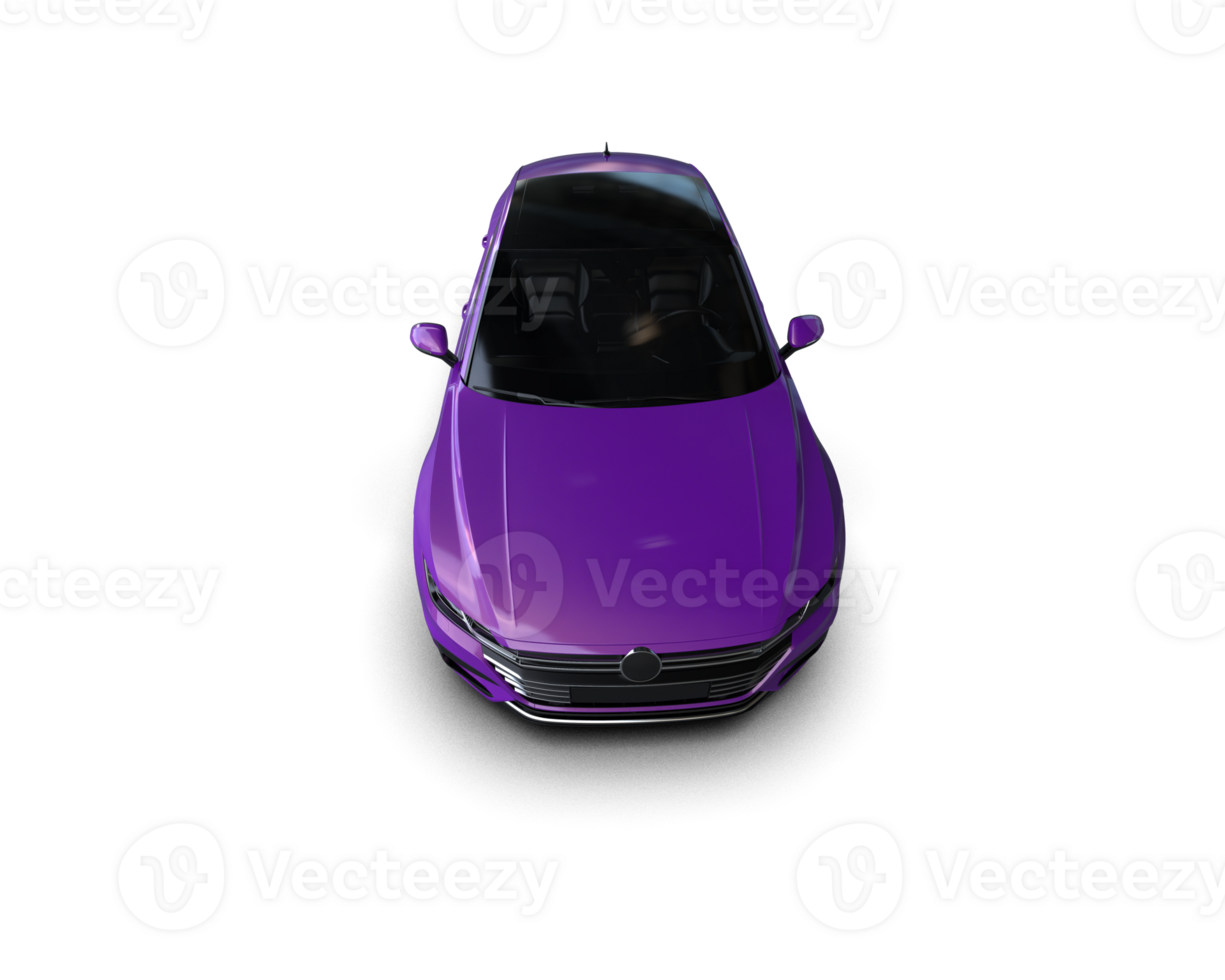Modern car isolated on background. 3d rendering - illustration png