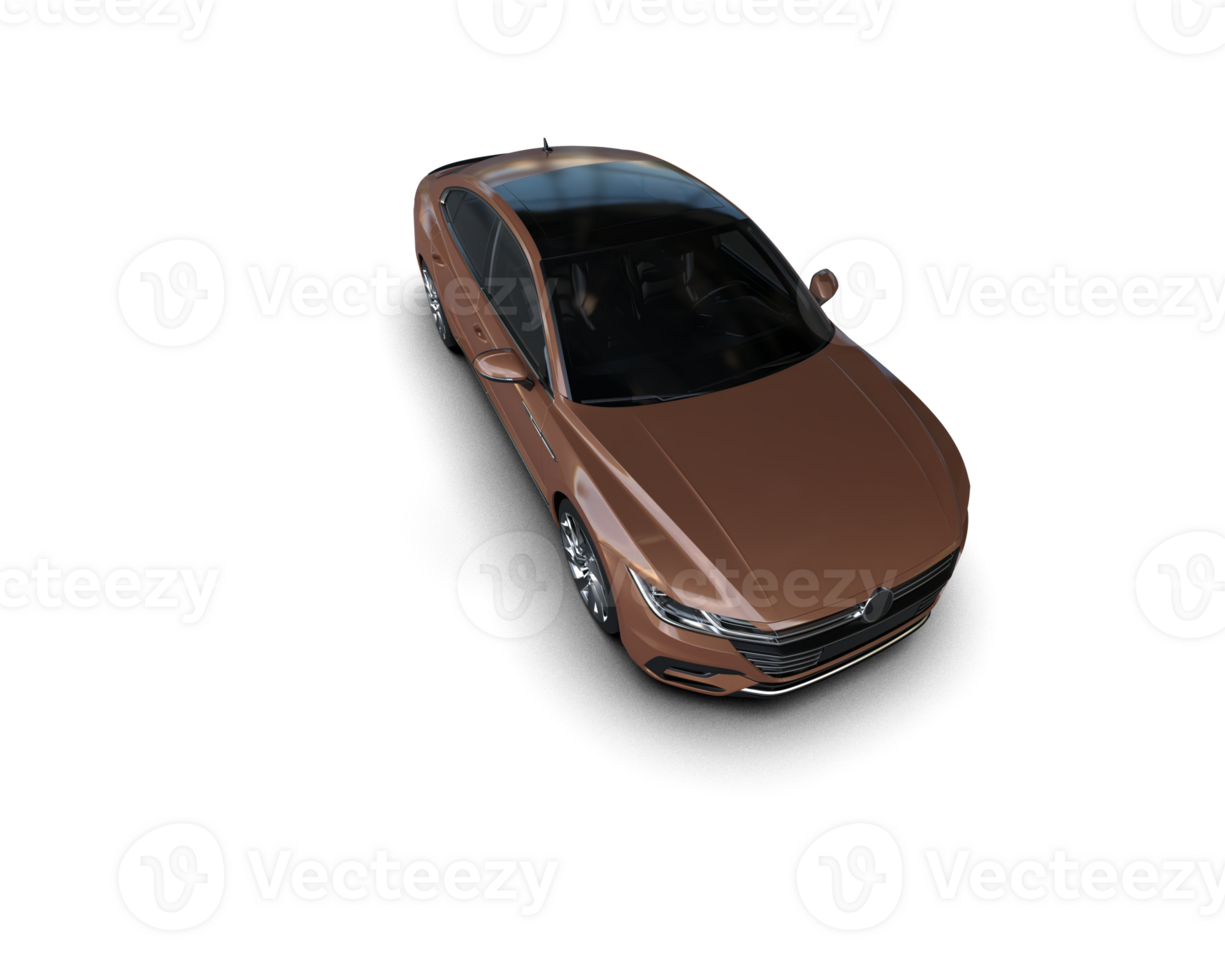 Modern car isolated on background. 3d rendering - illustration png