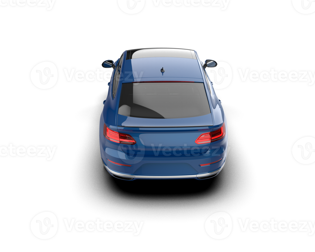 Modern car isolated on background. 3d rendering - illustration png