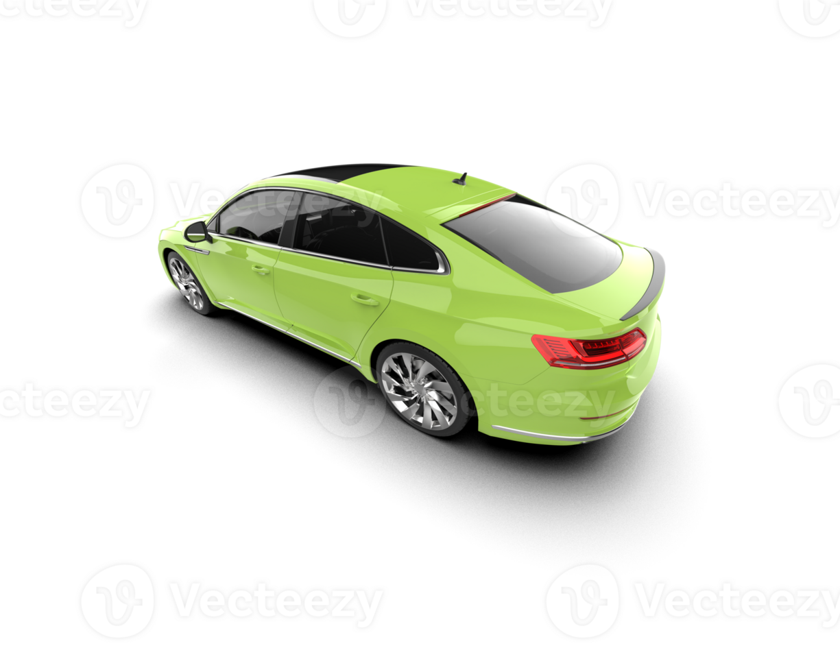 Modern car isolated on background. 3d rendering - illustration png