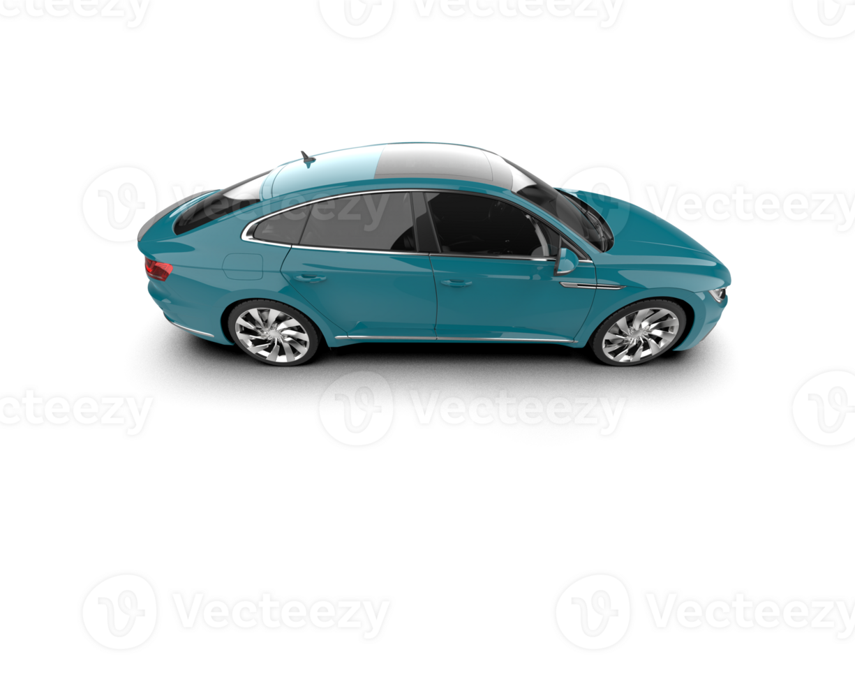 Modern car isolated on background. 3d rendering - illustration png