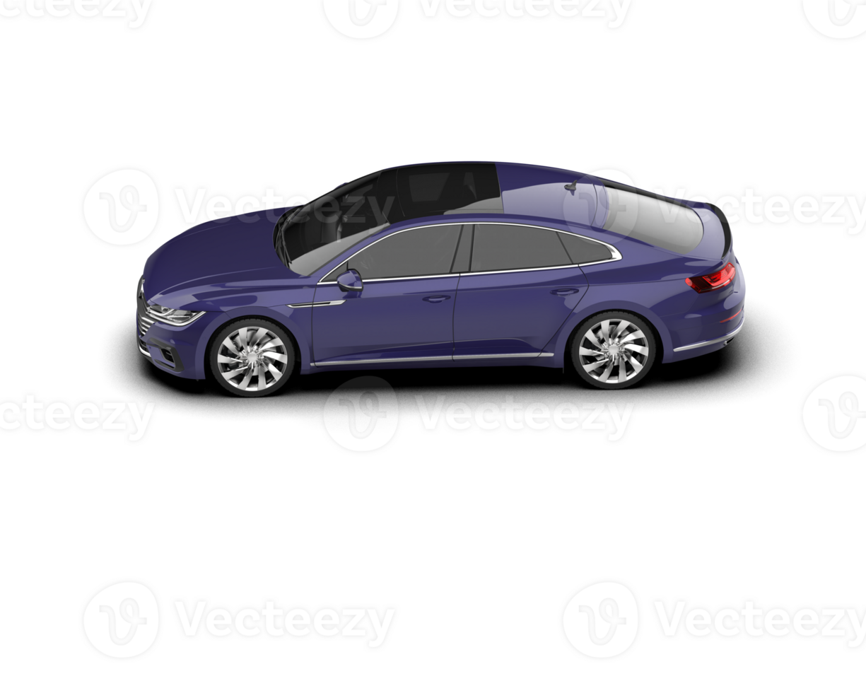 Modern car isolated on background. 3d rendering - illustration png