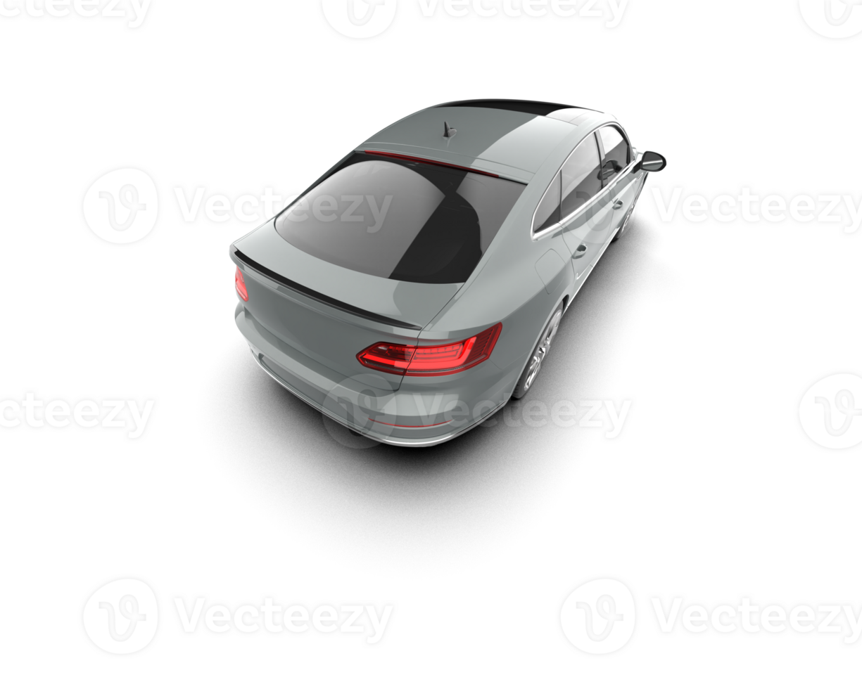Modern car isolated on background. 3d rendering - illustration png