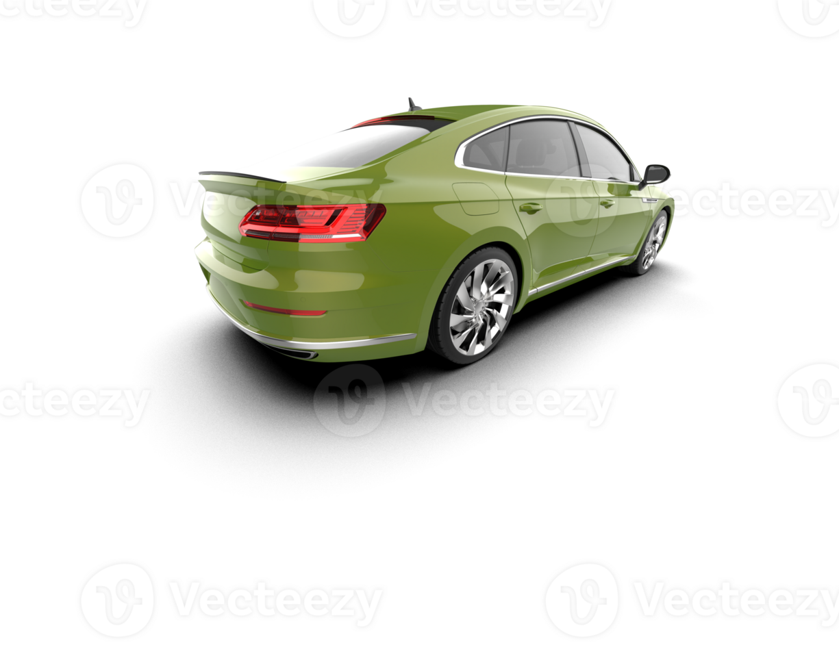 Modern car isolated on background. 3d rendering - illustration png