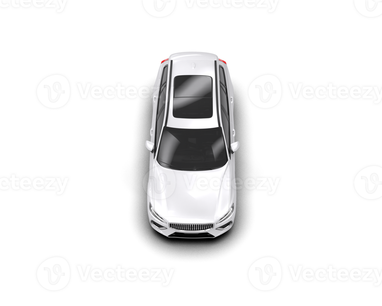 Modern car isolated on background. 3d rendering - illustration png