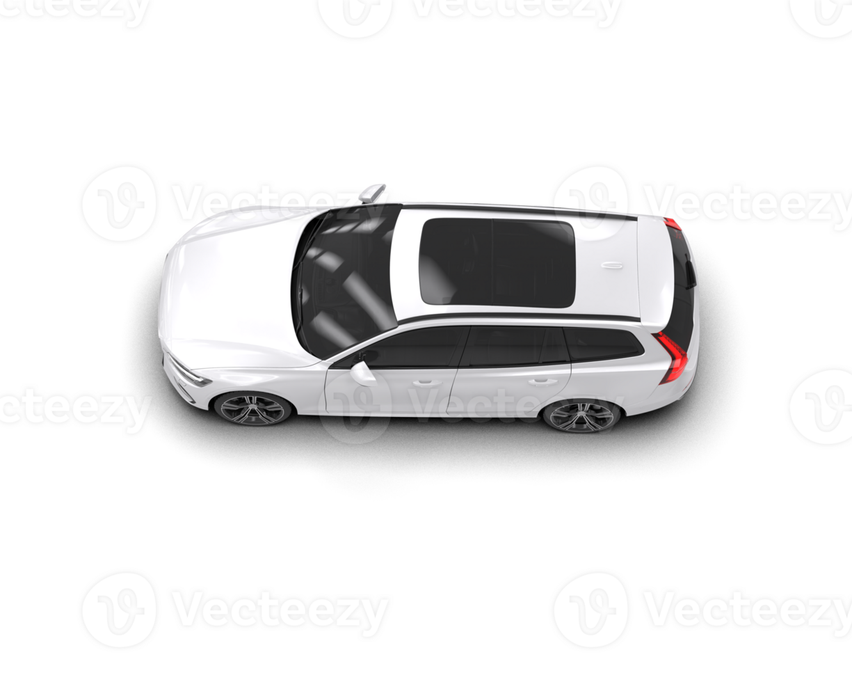 Modern car isolated on background. 3d rendering - illustration png