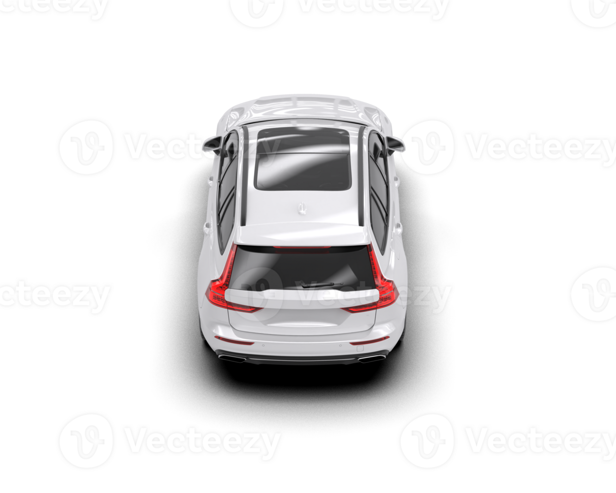 Modern car isolated on background. 3d rendering - illustration png