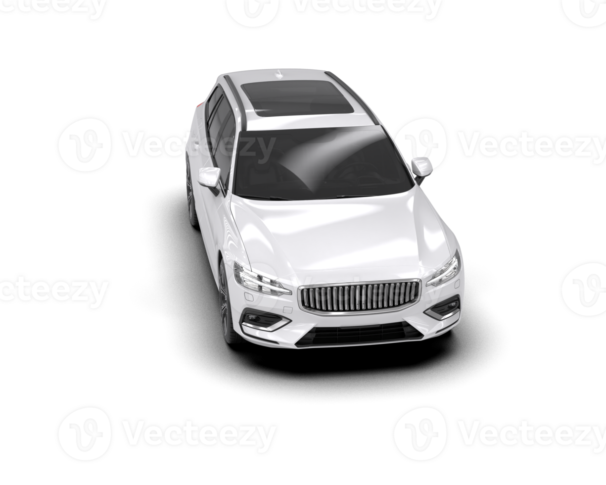 Modern car isolated on background. 3d rendering - illustration png