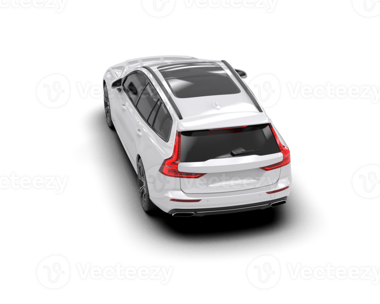 Modern car isolated on background. 3d rendering - illustration png