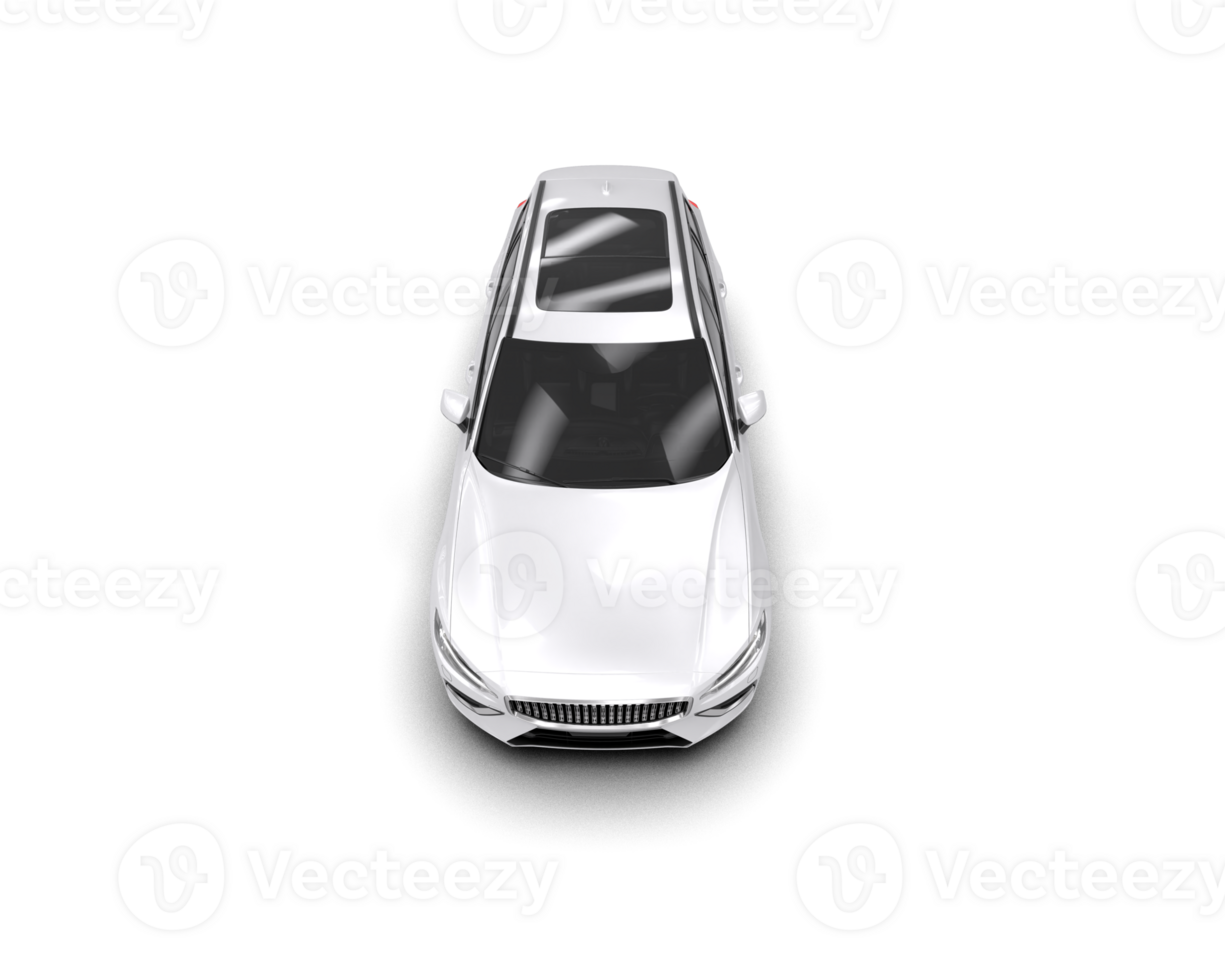 Modern car isolated on background. 3d rendering - illustration png