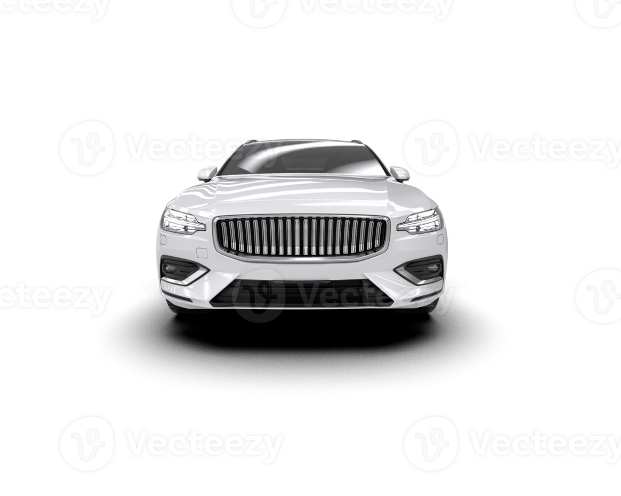 Modern car isolated on background. 3d rendering - illustration png