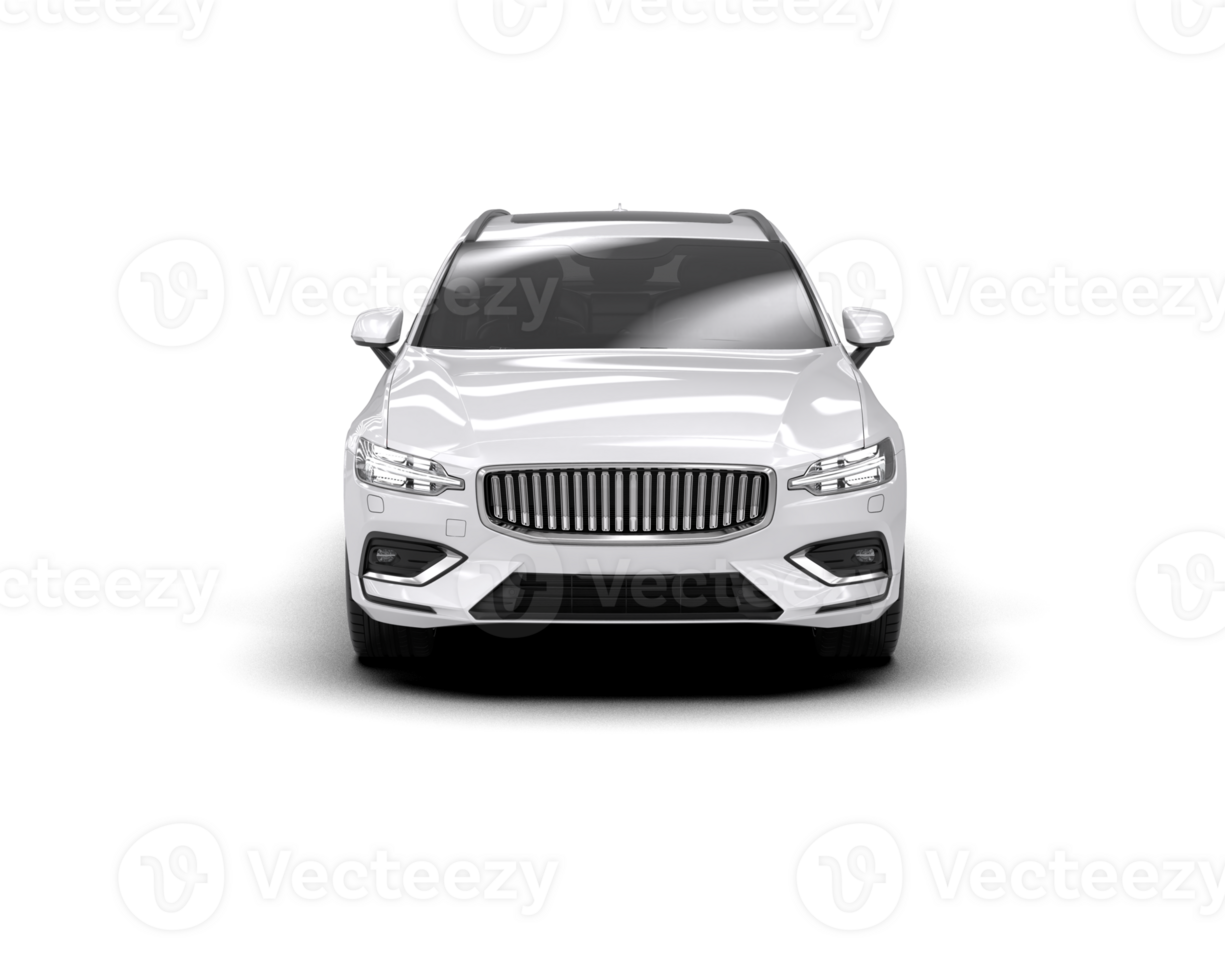 Modern car isolated on background. 3d rendering - illustration png
