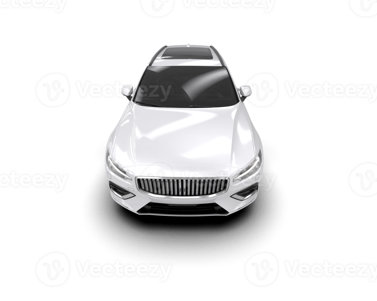 Modern car isolated on background. 3d rendering - illustration png