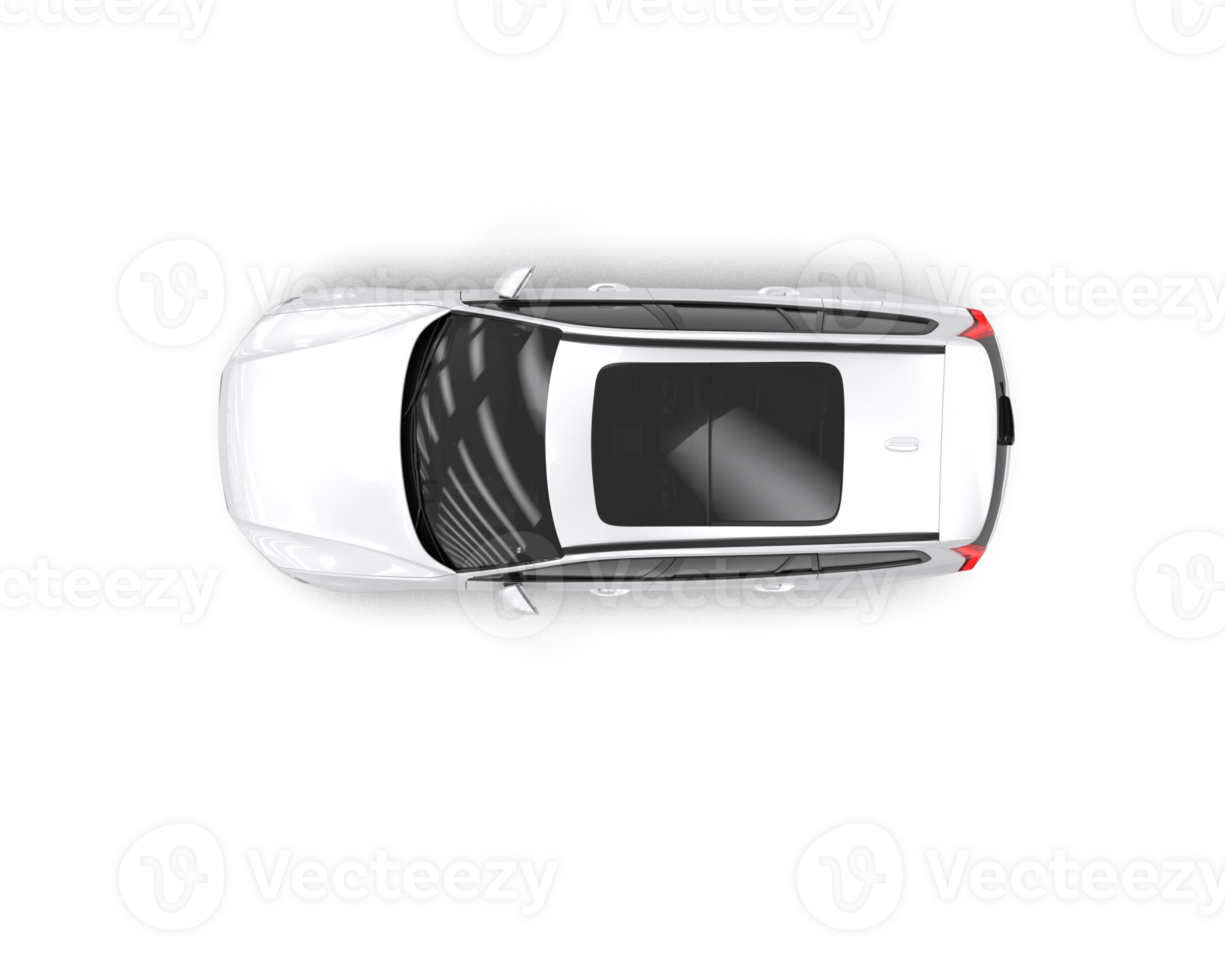 Modern car isolated on background. 3d rendering - illustration png