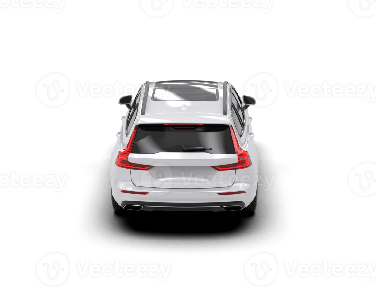 Modern car isolated on background. 3d rendering - illustration png
