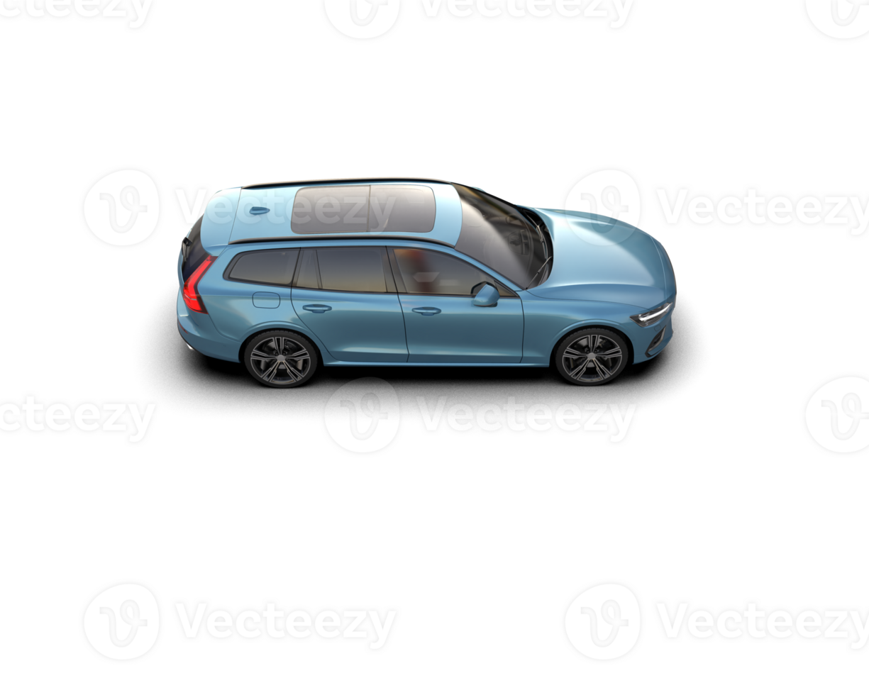 Modern car isolated on background. 3d rendering - illustration png