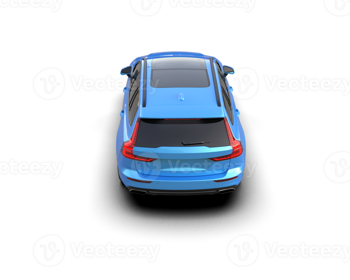 Modern car isolated on background. 3d rendering - illustration png