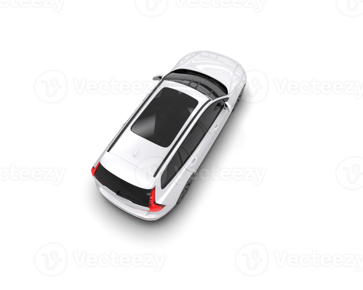 Modern car isolated on background. 3d rendering - illustration png