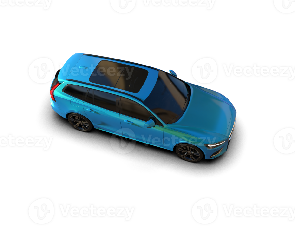 Modern car isolated on background. 3d rendering - illustration png