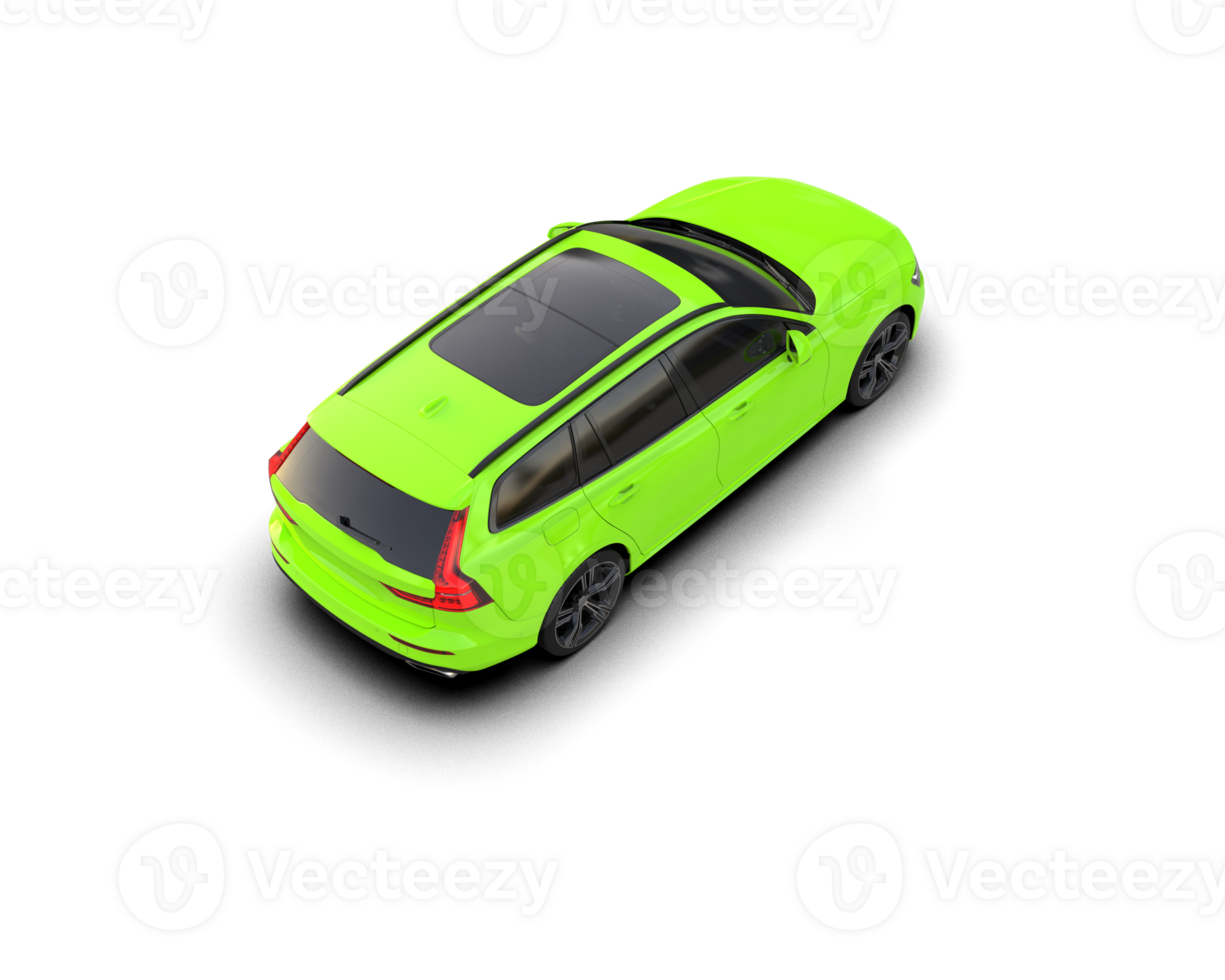 Modern car isolated on background. 3d rendering - illustration png