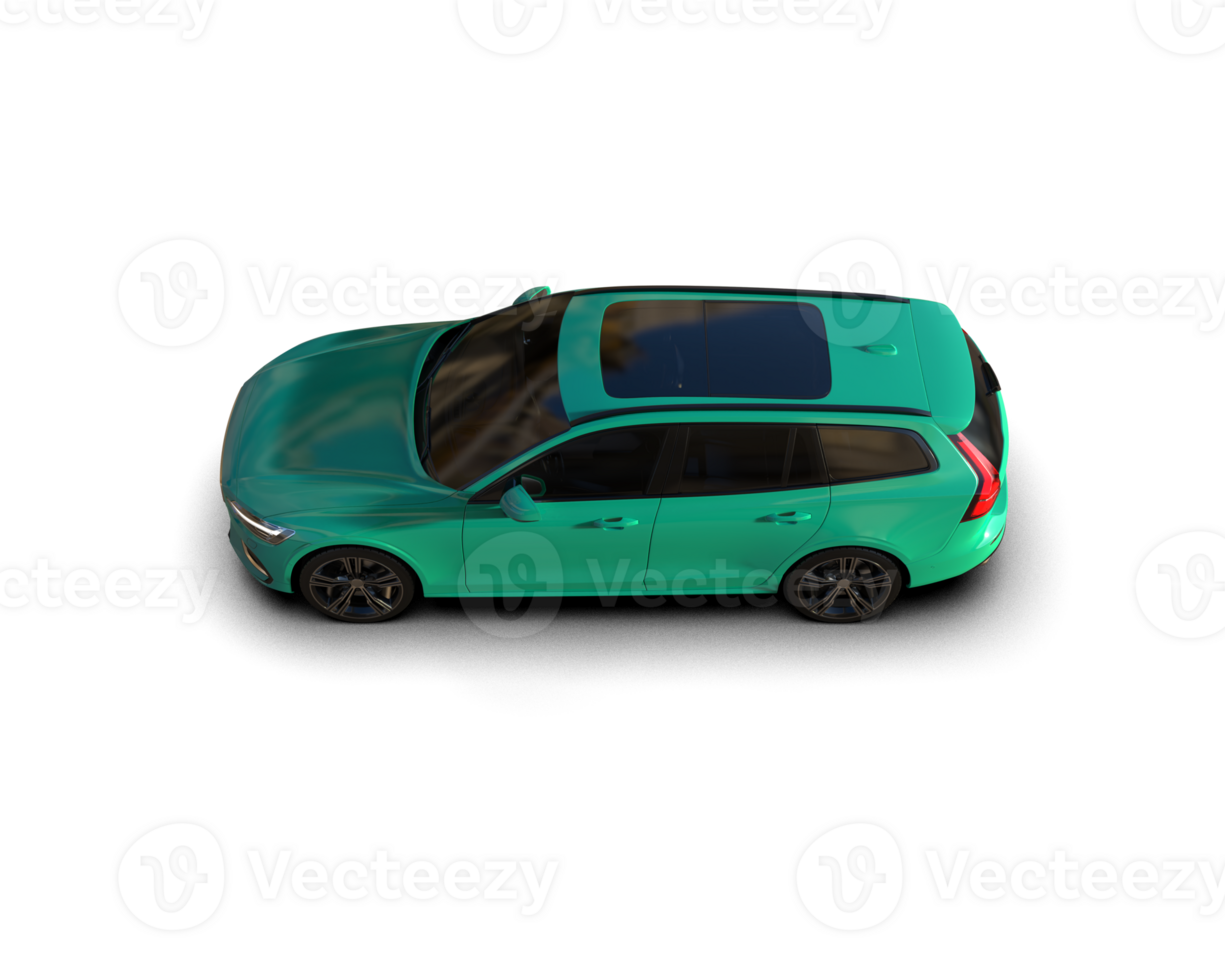 Modern car isolated on background. 3d rendering - illustration png