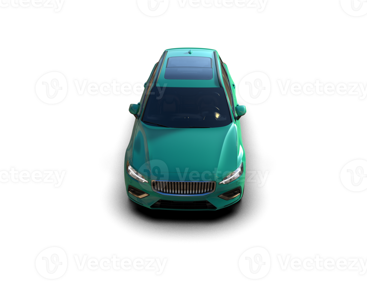 Modern car isolated on background. 3d rendering - illustration png
