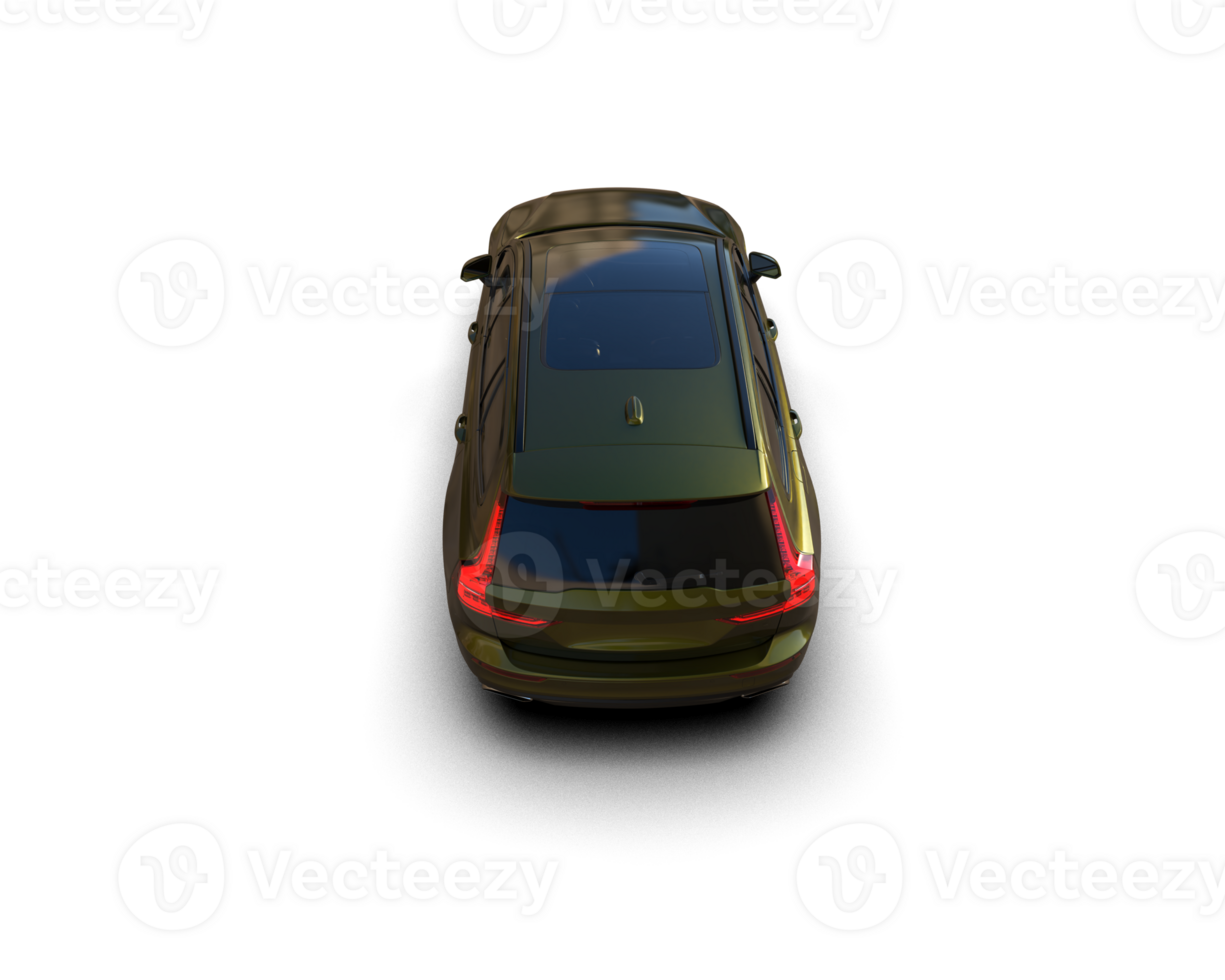 Modern car isolated on background. 3d rendering - illustration png