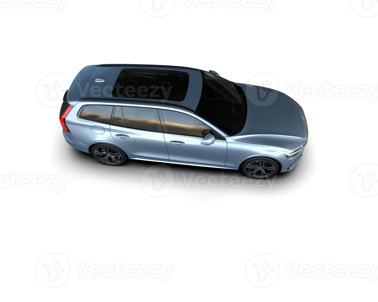 Modern car isolated on background. 3d rendering - illustration png