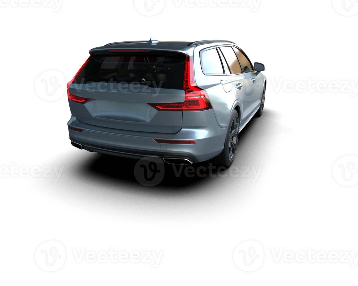 Modern car isolated on background. 3d rendering - illustration png