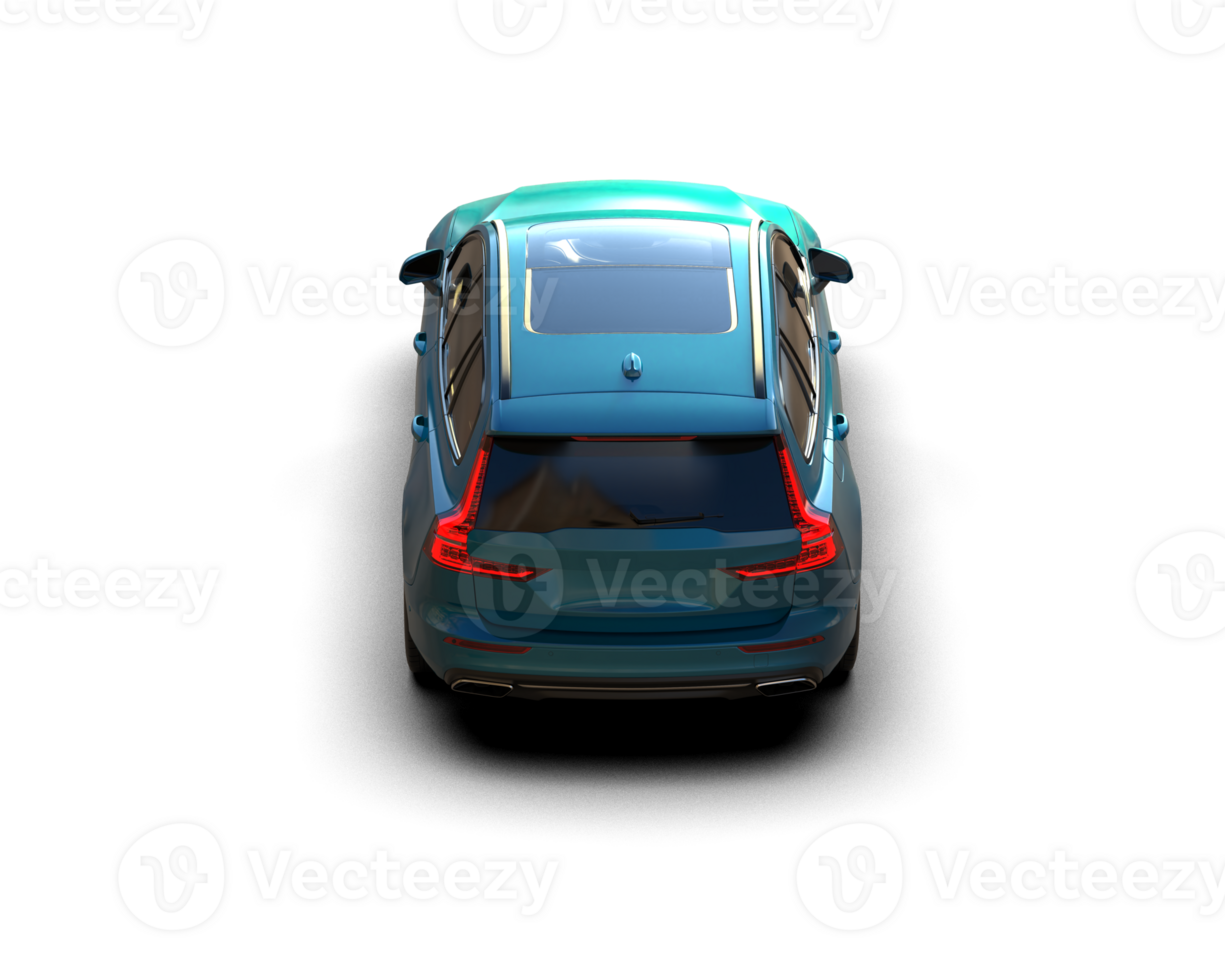 Modern car isolated on background. 3d rendering - illustration png