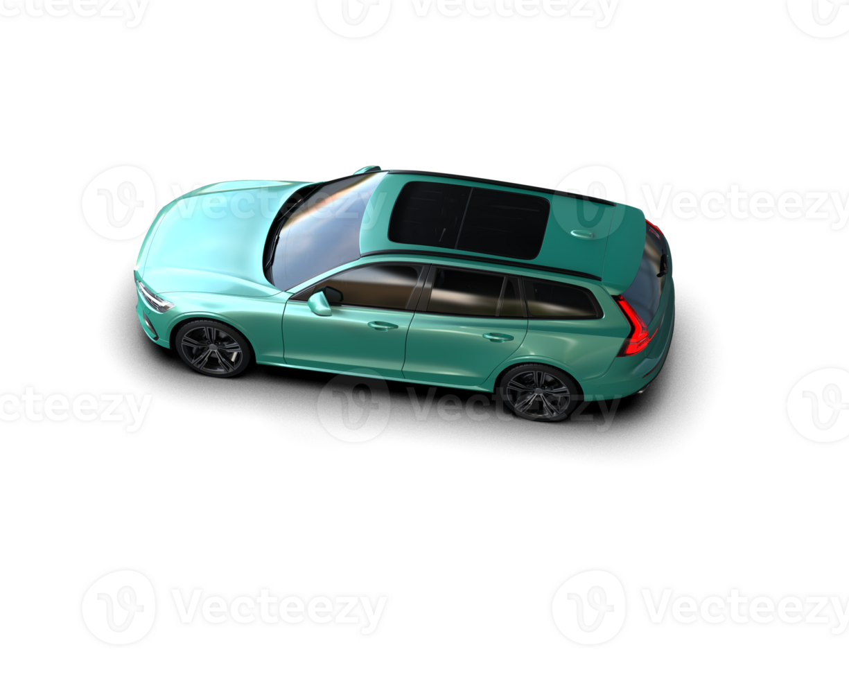 Modern car isolated on background. 3d rendering - illustration png