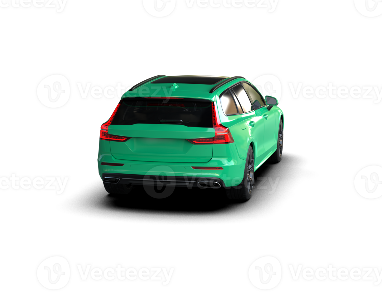 Modern car isolated on background. 3d rendering - illustration png