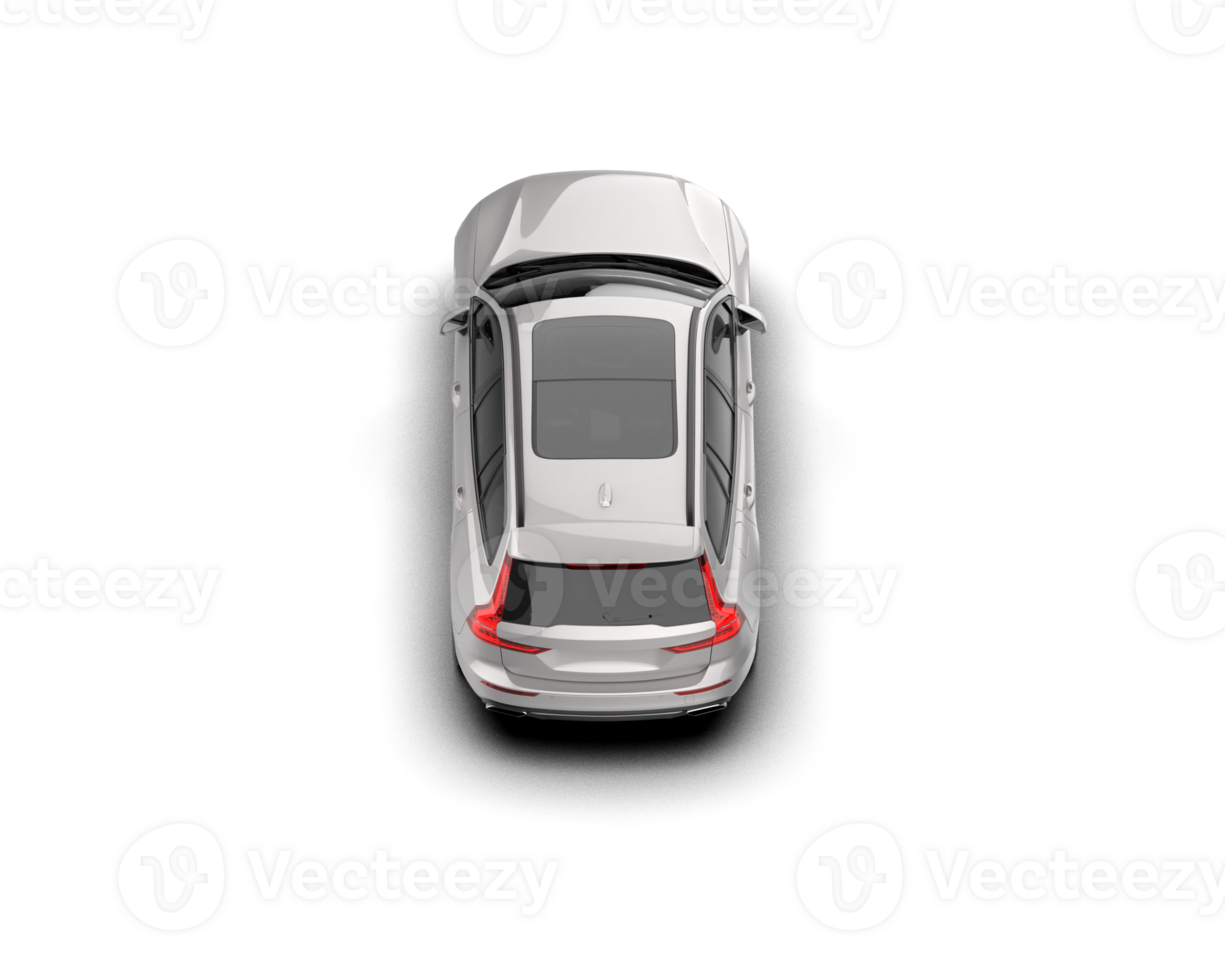 Modern car isolated on background. 3d rendering - illustration png