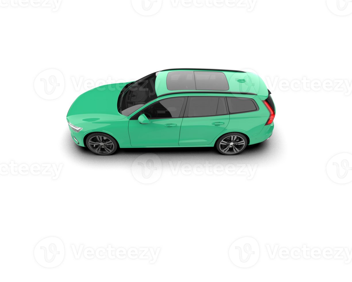 Modern car isolated on background. 3d rendering - illustration png