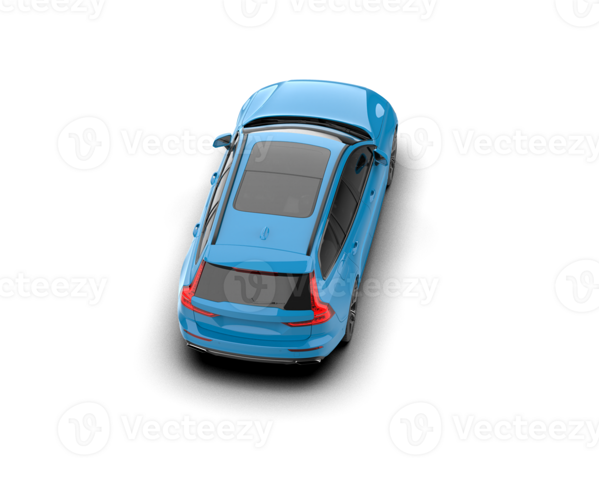 Modern car isolated on background. 3d rendering - illustration png