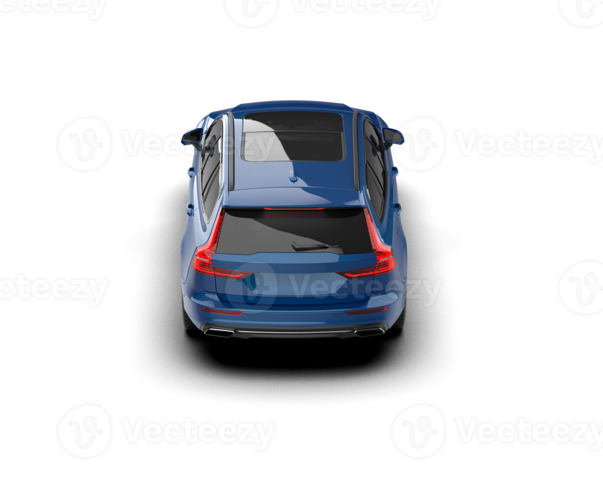 Modern car isolated on background. 3d rendering - illustration png