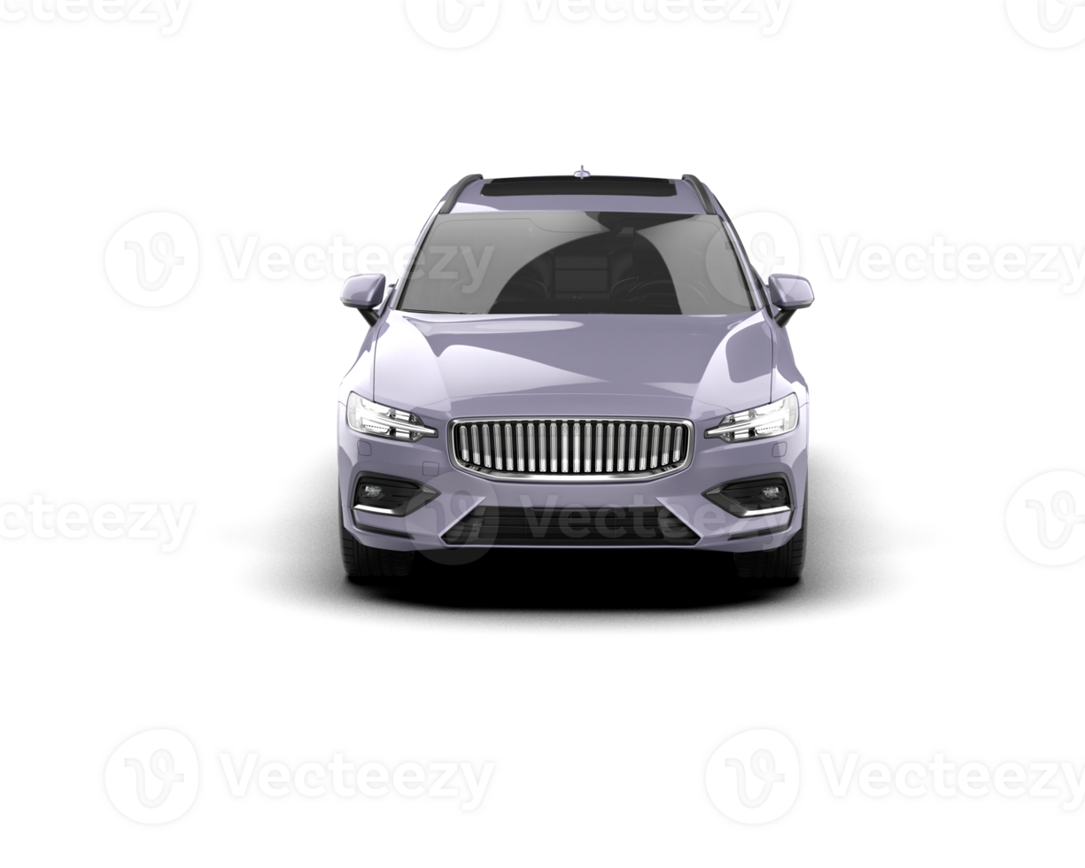 Modern car isolated on background. 3d rendering - illustration png