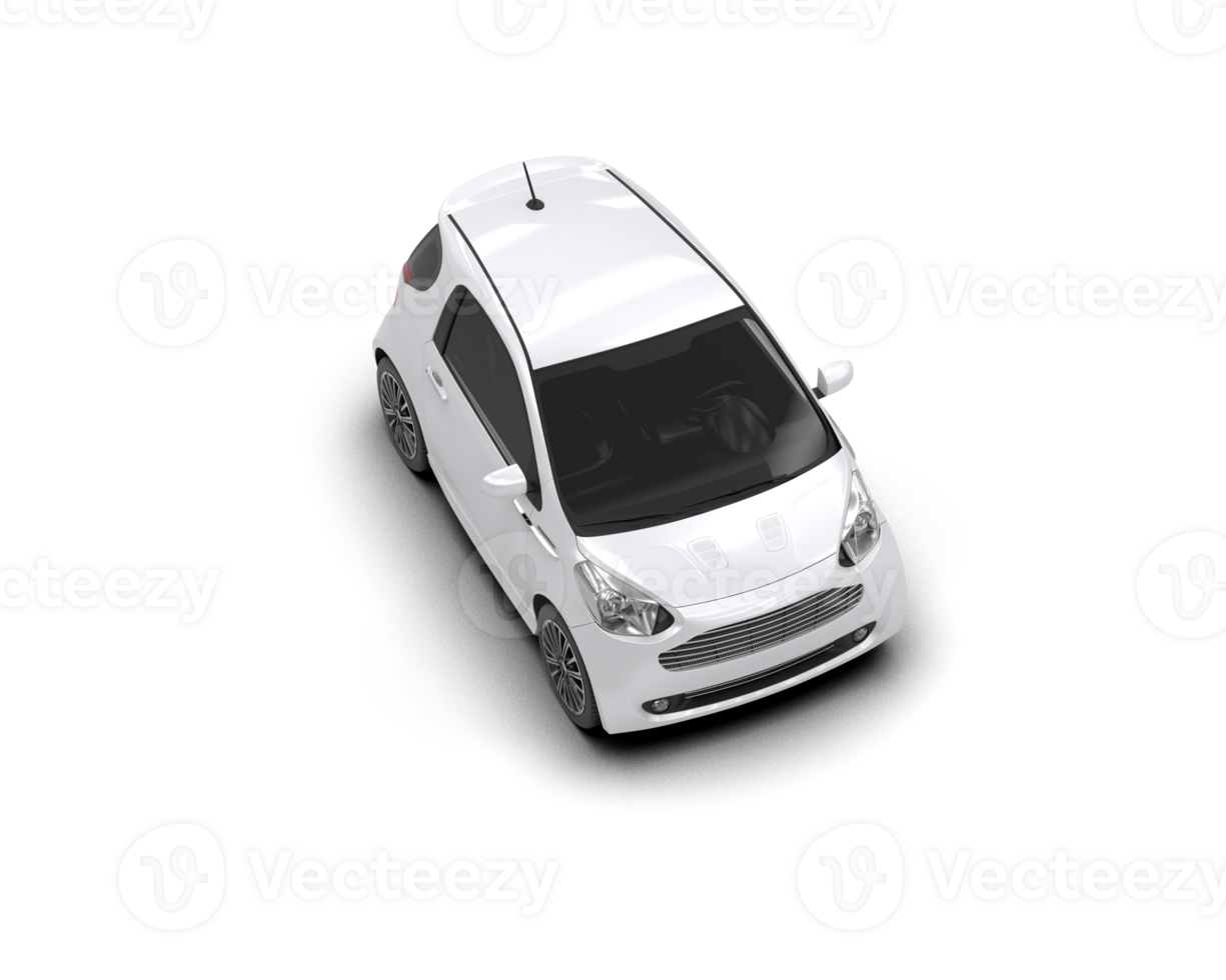 Modern car isolated on background. 3d rendering - illustration png