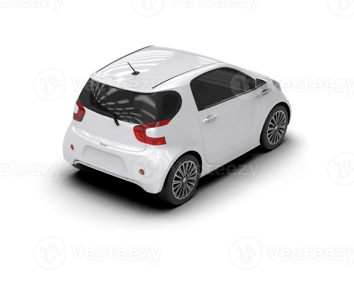 Modern car isolated on background. 3d rendering - illustration png