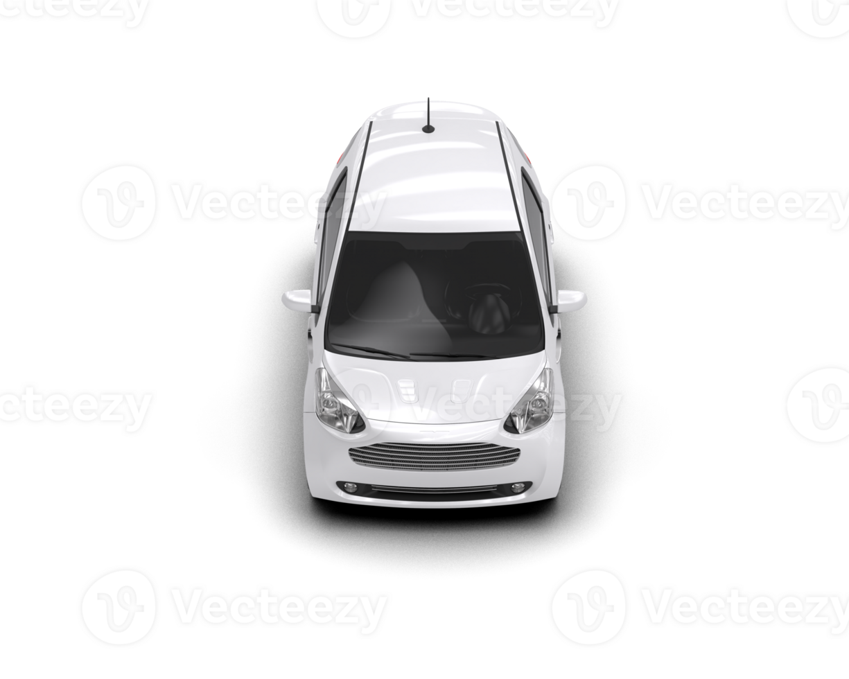 Modern car isolated on background. 3d rendering - illustration png