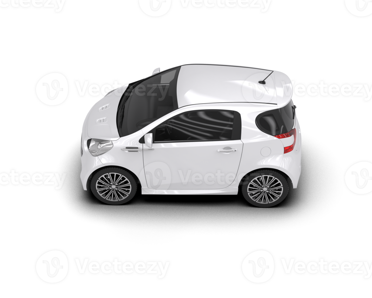 Modern car isolated on background. 3d rendering - illustration png