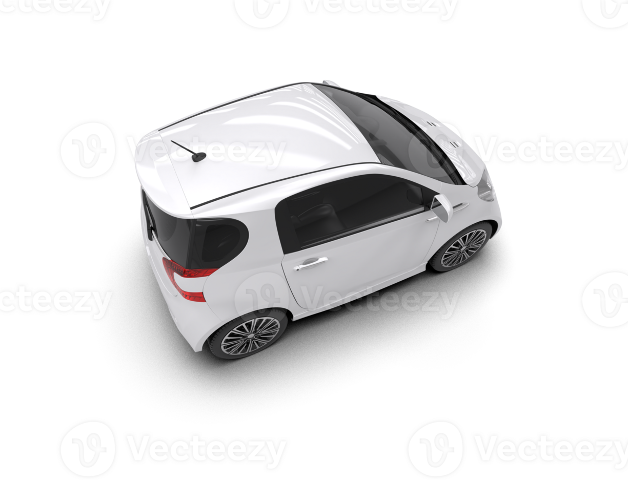Modern car isolated on background. 3d rendering - illustration png